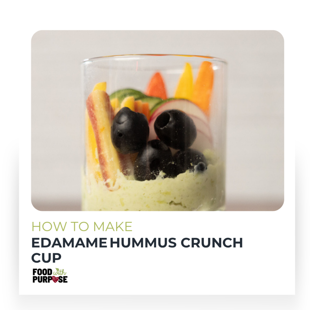 Image: Edamame Hummus Crunch Cup 