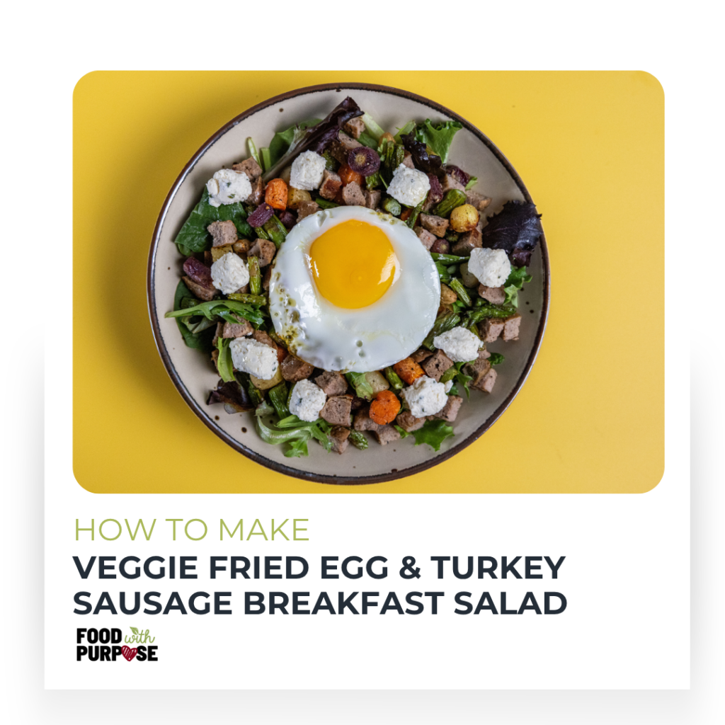 Image: Veggie Fried Egg & Turkey Sausage Breakfast Salad