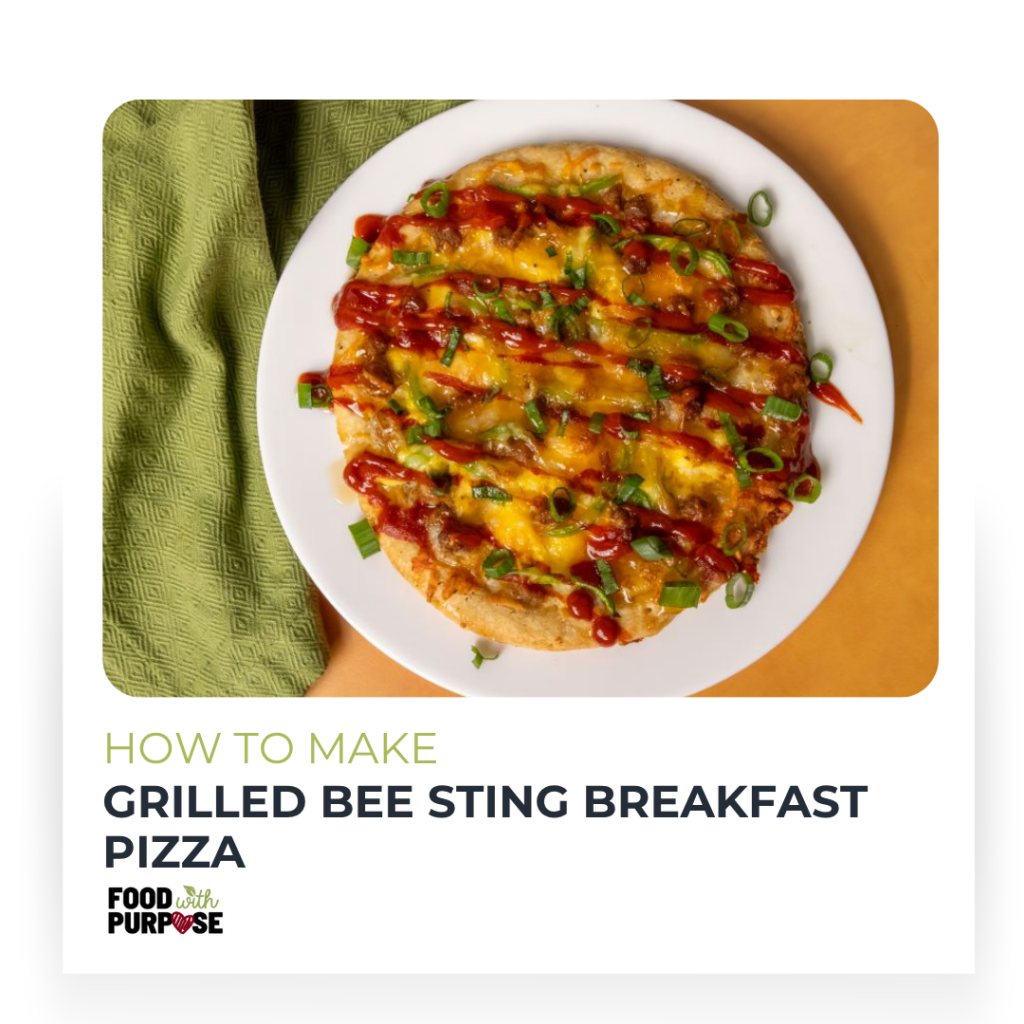 Image: Grilled Bee Sting Breakfast Pizza (1)