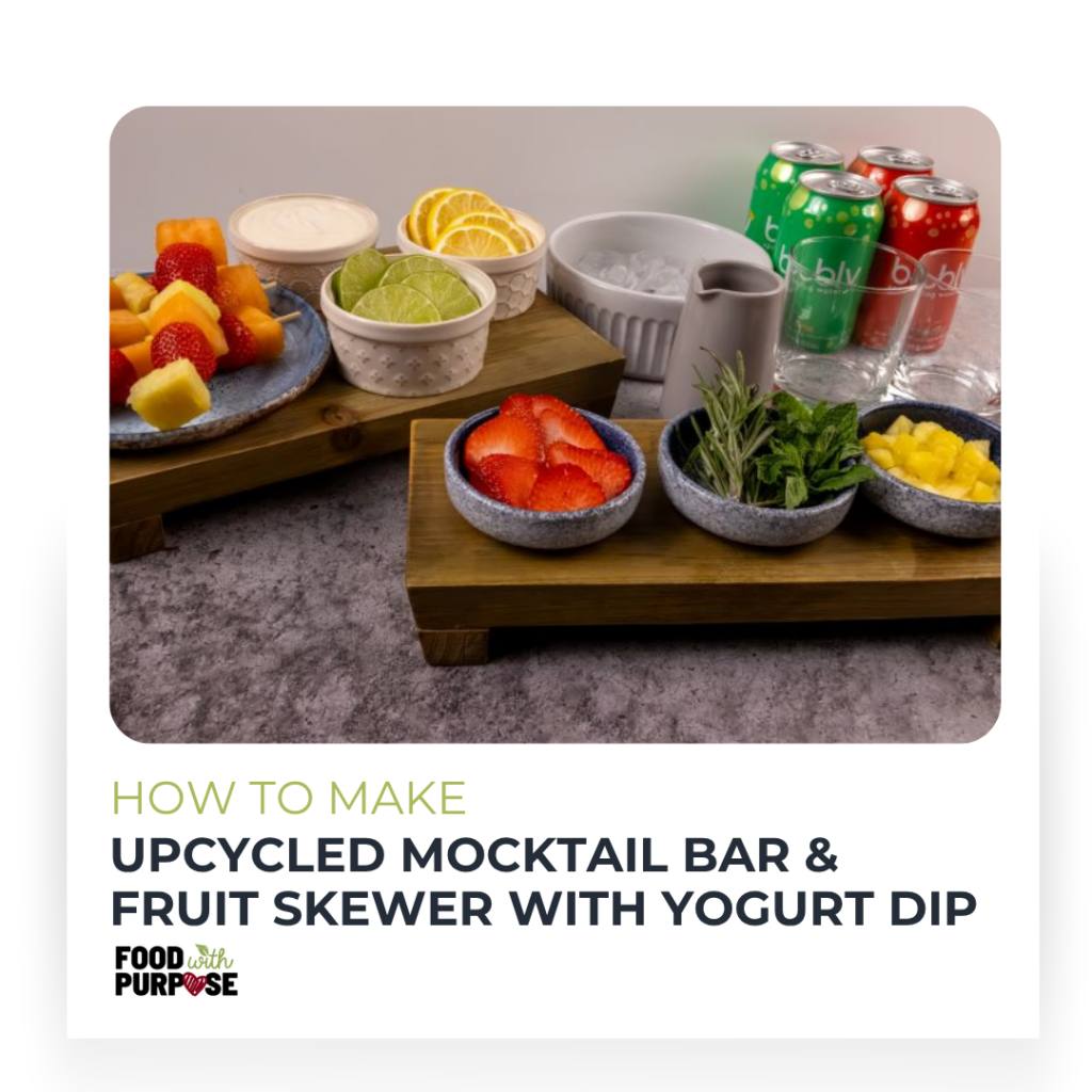 Image: Upcycled Mocktail Bar & Fruit Skewer with Yogurt Dip (1)